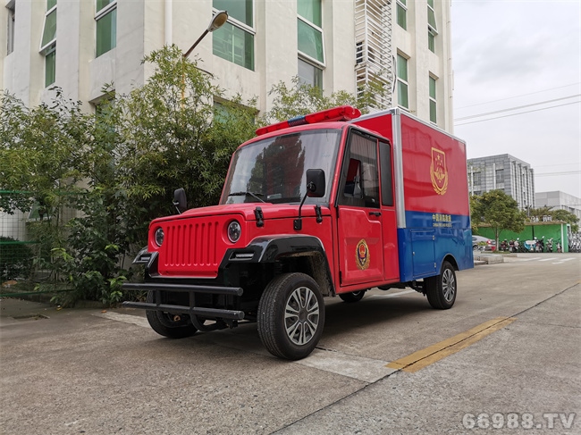 武昌四輪消防車，社區(qū)，工廠用微型電動(dòng)消防車